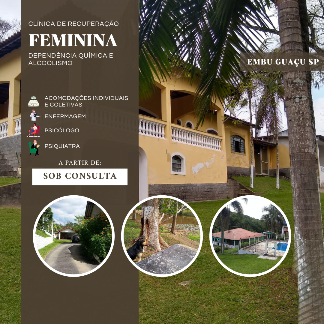 Clinica de reabilitação SP - Feminina - Embu Guaçu